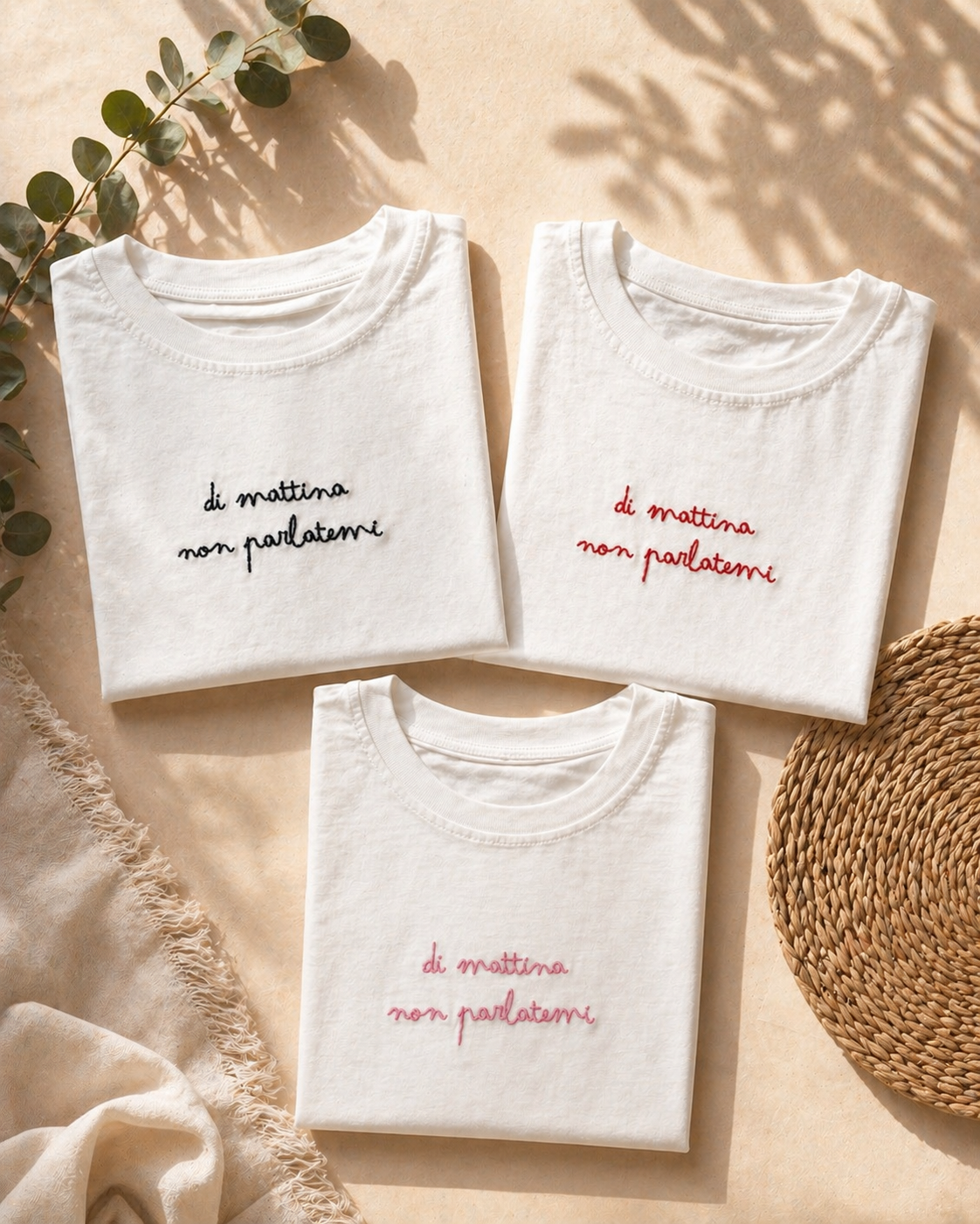 T-shirt "Di mattina, non parlatemi"