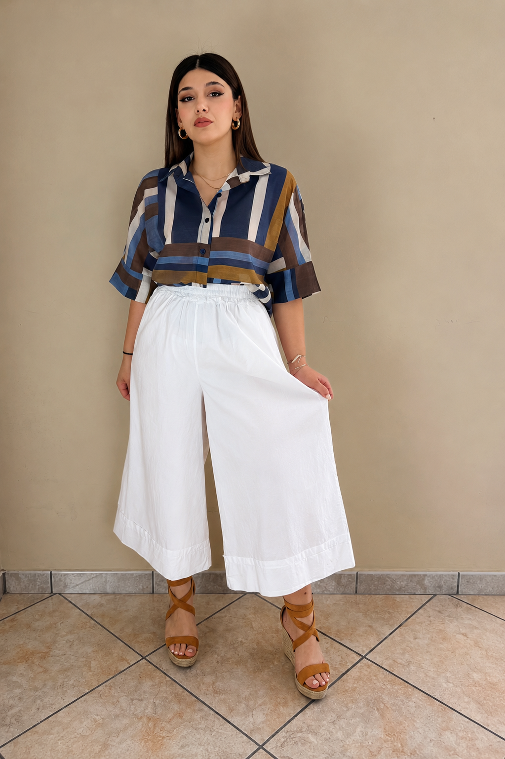 Pantalone in cotone, Elena