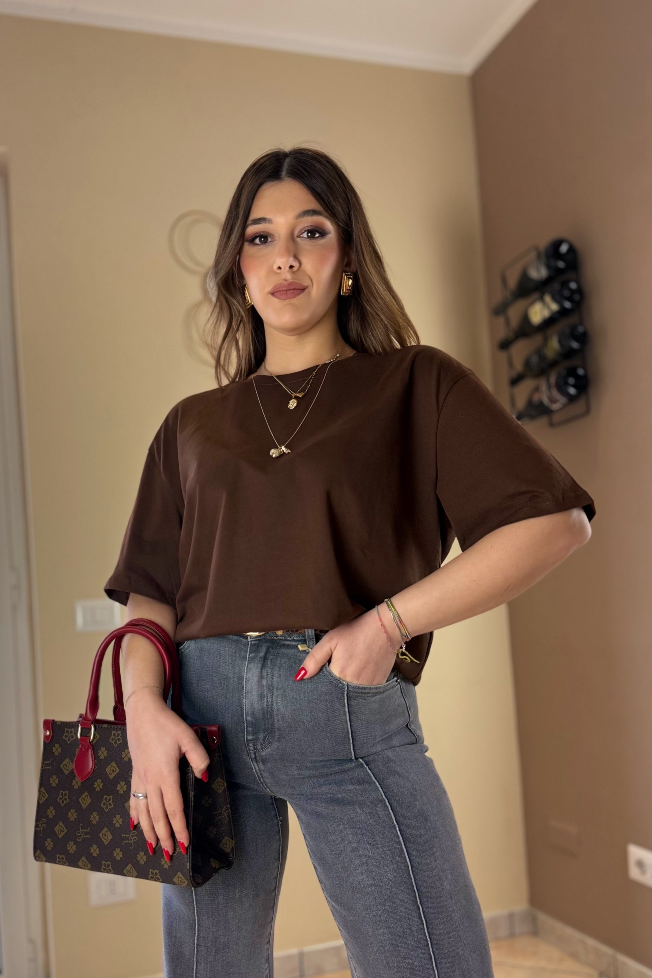 T-shirt basic 100% cotone Aurelia HH25