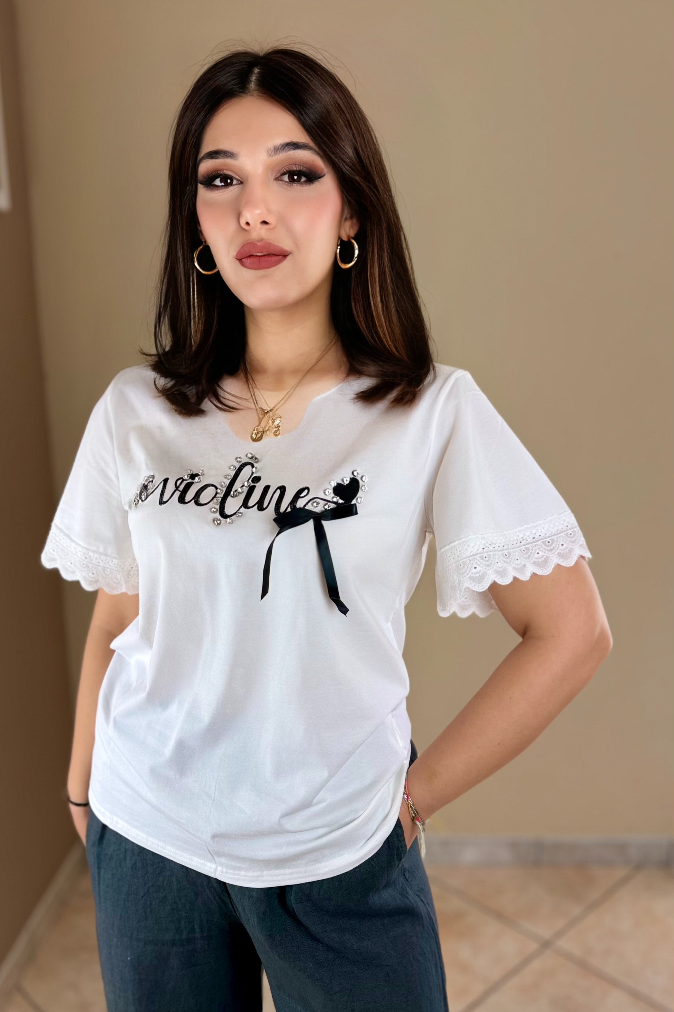 T-Shirt Violine