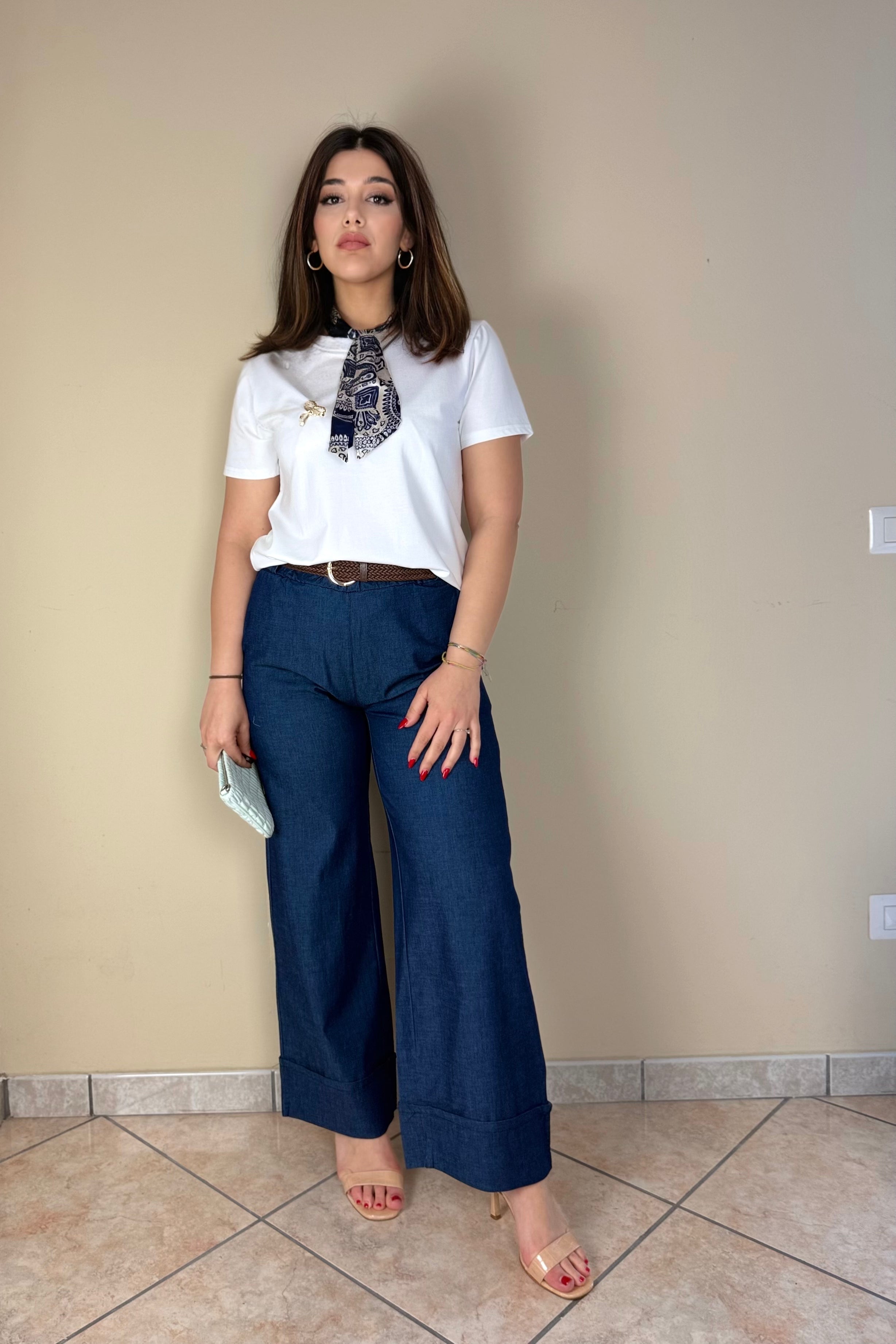 Pantalone Jeans Leggero Allegra (P265)