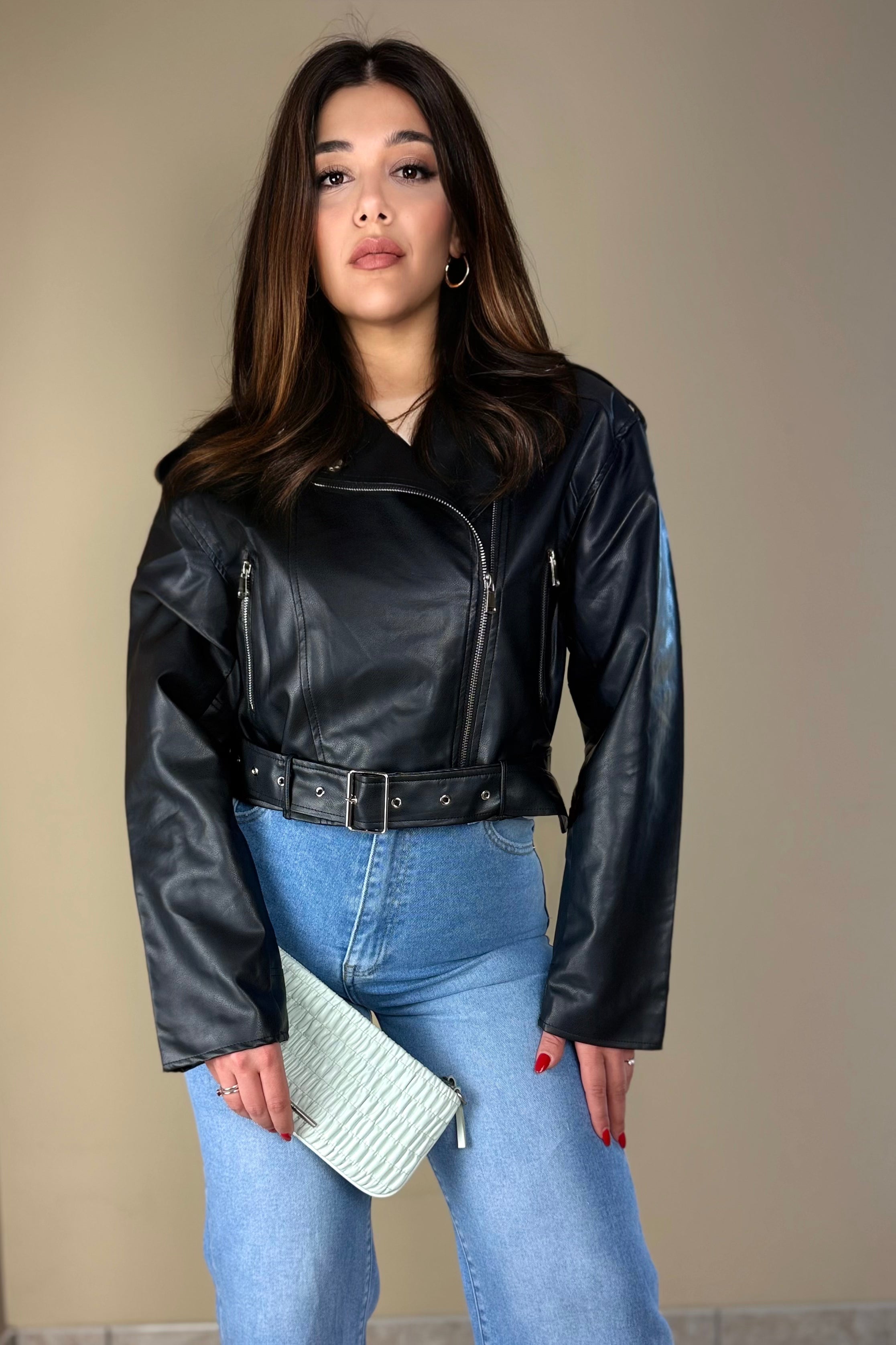 Giacca in simil pelle, Gina (535)