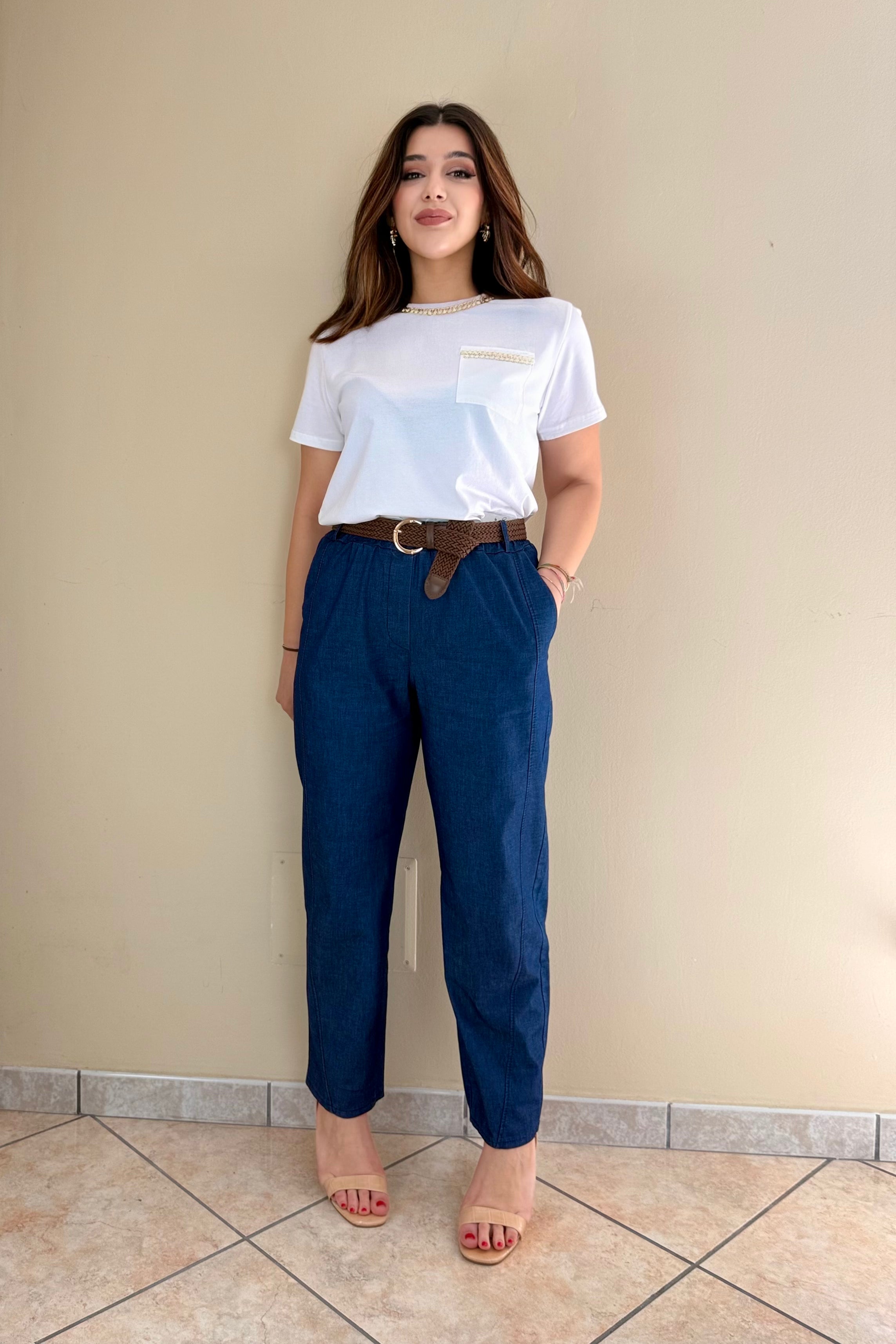 Pantalone Jeans Leggero, ballon