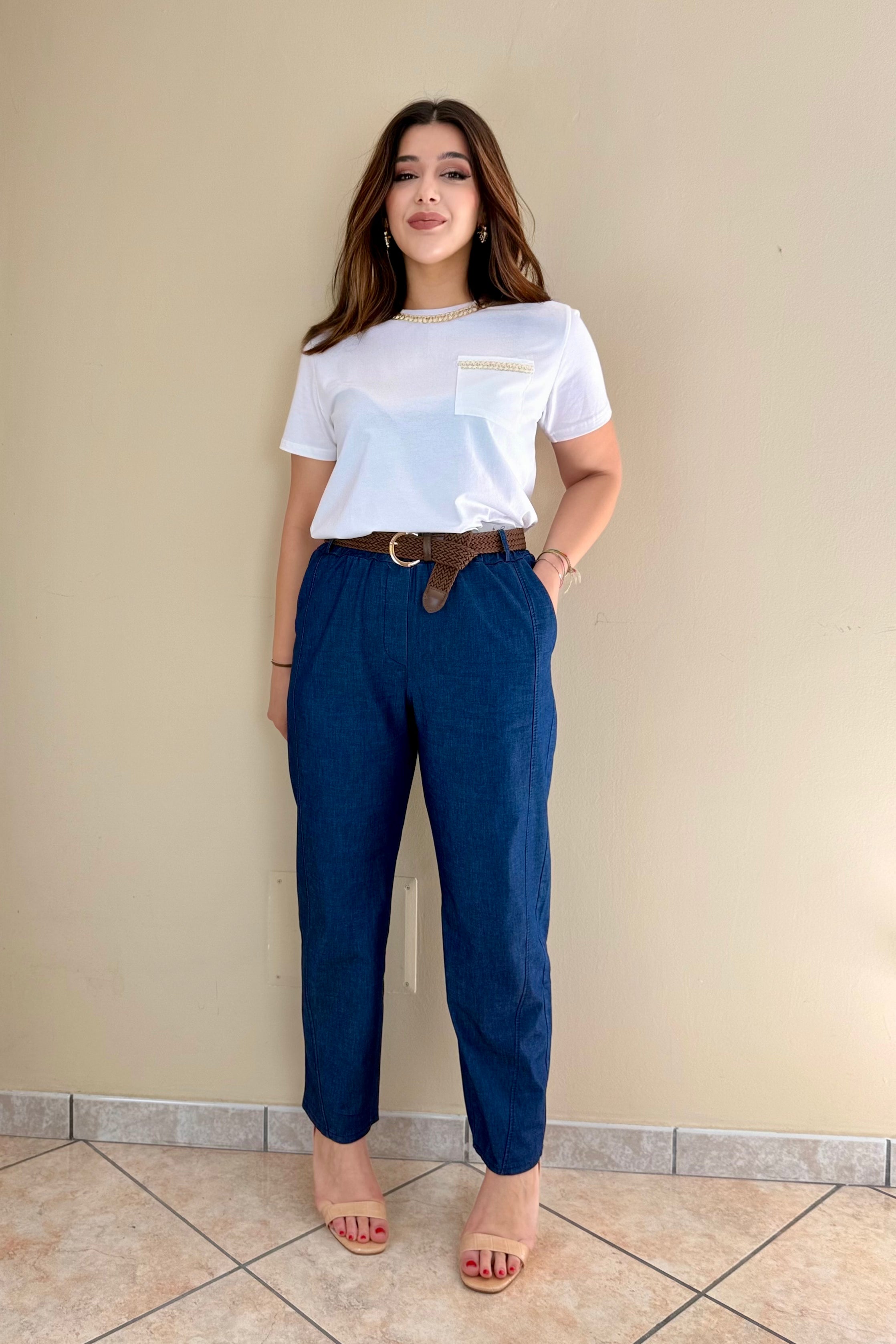 Pantalone Jeans Leggero, ballon
