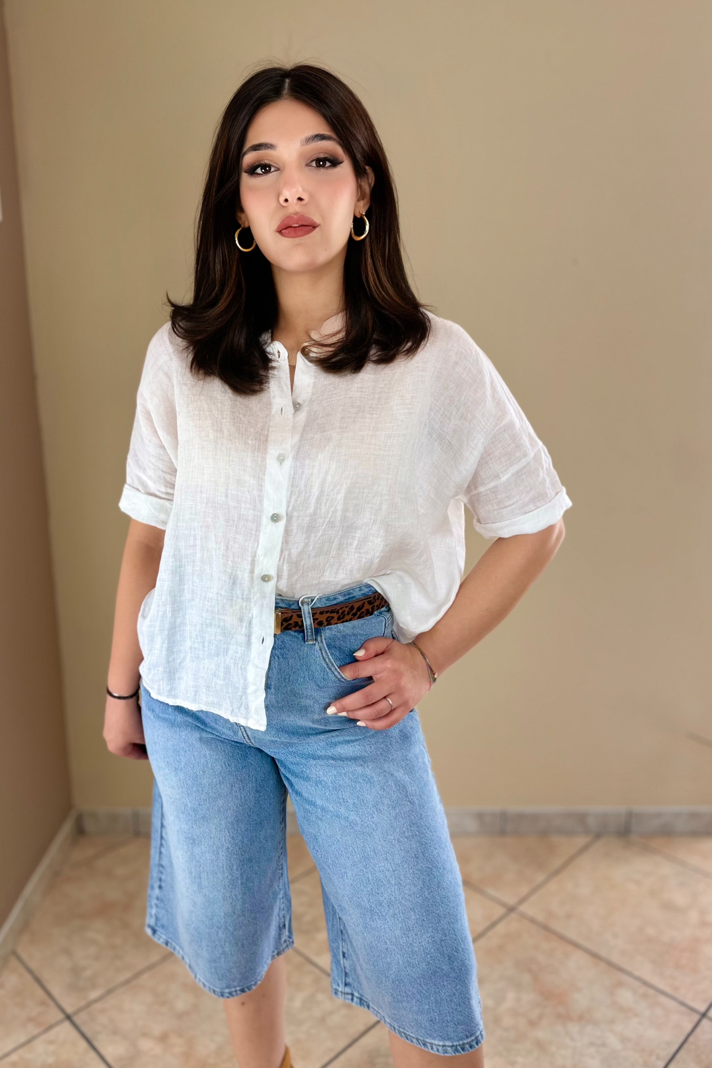 Camicia 100% Lino, Alessia (29T109