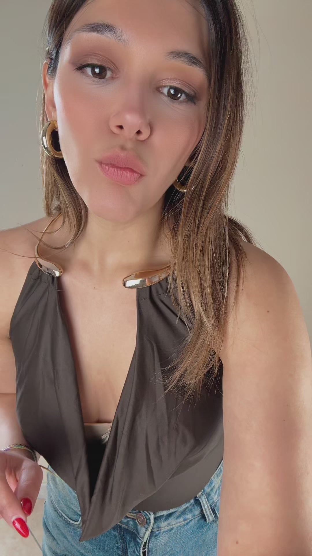 Body Irene con collana